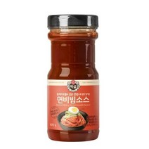 CJ더마켓 메뉴 개발 소스 만들기 황금 레시피 백설 면비빔용소스 양념 만능 비빔 국물 볶음 요리 국수 890G, 11개