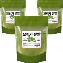 모링가 분말 인도네시아산 잎 모링가가루 파우더 대용량 할인가, 3개, 500g