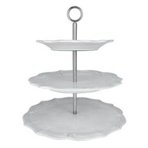 풍경이야기 VBC까사 인칸토 3단 케이크스탠드 바로크 32cm, 단품