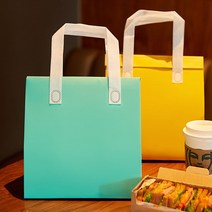 부직포 냉온 쇼핑백가방 민트(22.5cmx26cm), 단품, 단품