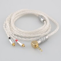 Audiocrast-8 코어 99.99% 순수 실버 이어폰 케이블 se535 se846 MMCX AKG N5005 N40 N30 맞춤형 전기자, 10 6.5mm plug N5005_04 3m