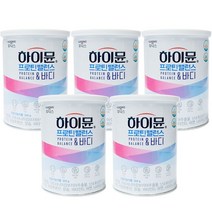 일동후디스 하이뮨 프로틴밸런스&바디 단백질 304g+보틀+스푼, 5통, 304g