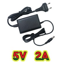 순흥전기어댑터 5V 어댑터 모음 5V 0.35A ~ 4A 까지 생산 아답터 직류전원장치, 5V 2A 전원선일체형