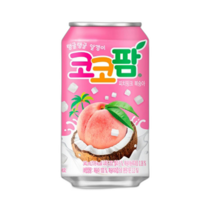 코코팜 피치 핑크 복숭아 340mlx24 11203611, 뚱캔 웰치스 청포도 355mlx24, 24개, 355ml