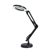 [생활/소품/최저] 링라이트 LED 2관절 돋보기 스탠드 USB 확대경 독서등 독서확대경 629379EA, 화이트, 본상품선택