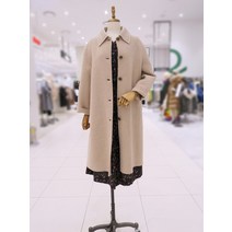 [써스데이아일랜드] 스탠카라 싱글 모직 롱코트 T228ACT533W(2275816)