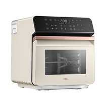 풀무원건강생활 스팀쿡 에어프라이어 로티세리 10.5L, 크림베이지&로즈골드(PSA-C1000R)