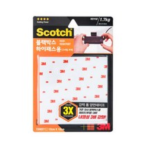 위dkai_3M 스카치 고내열 폼 양면테이프 하이패스용 자동차용 접착 용테이프 강력한 차량용 블랙박스♥yum, ♥yomnomnom