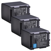 BP-820 BP 캐논 VIXIA GX10HFG20HFG21HFG30HFG40HFM30HFM300HFS200XA10XA11XA15XA20 용 충전식 배터리, 03 3 batteries