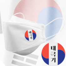 인쇄마스크 대한민국 태극기 마스크 25매 모델명 dk_58 KF94 커스텀 3D입체형