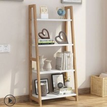 3단 5단 거실책장 화분정리대, 브라운, 4단