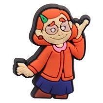 크록 자비츠 장식 악세사리 참 세트50Pcs 도매 사랑 스럽다 레드 팬더 구두 매력 액세서리 만화 소녀 버