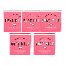 애경 샤워메이트 산양유 비누 딸기우유향 90g x 5개