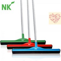 물밀대 바닥 물기제거 이중스펀지 밀대 고무날 70cm 공장 영업장, 파랑, 130cm