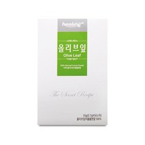 힐링 올리브잎분말 가루 올레유러핀 타이로솔 올리브생잎 올리브잎차 항산화 비타민E 50스틱, 2box