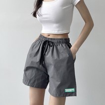 디센도 남녀공용 여름 반바지 밴딩 쇼츠