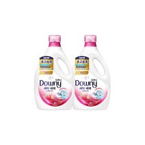 다우니 프리미엄 세탁세제 액체형 핑크 2.8L 2개, 다우니 프리미엄 세탁세제 액체
