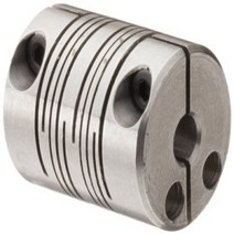 Ruland MWC20-6-4-SS Clamping Beam Coupling Stainless Steel Metric 6mm Bore A Diameter 4mm Bore B, 1