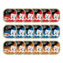 시저 1세 이상 강아지 주식캔 100g 3종 x 6p, 1세트, 소