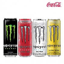 몬스터에너지 그린&파이프라인&울트라&시트라 355ml X 각6캔(총24캔) 에너지드링크/탄산음료/음료, 상세페이지 참조