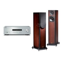 야마하 R-S202 + 캐슬 Knight 3 하이파이오디오, 블랙