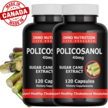 쿠바산 사탕수수 원료 폴리코사놀 40mg 정품 120캡슐 (4개월) 고농축 캐나다 직구, 2병