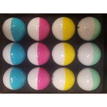 니트로 이클립스 투컬러 투톤 골프공 반반골프공 같은 색상 12개입, H