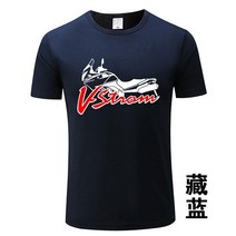 스즈키작업복 방한작업복 스즈키방한복 남자 티셔츠 오토바이 V-strom DL 650 모터 스포츠 팀 로고 _ 스즈, 12 네이비 블루_03 M