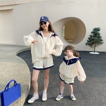 집업 모녀 가족 커플룩 엄마 맘 딸 여아 원피스 시밀러룩 여행