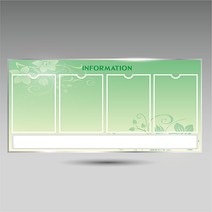 서아기획 강화 유리 4구 게시판, 샘플 6번