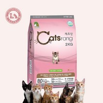 캐츠랑 키튼 2kg 8kg 고양이 냄새 장기능 유리너리 면역 건강 기능성 사료[용량 선택-2kg]