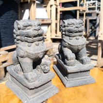 해태상회색 한쌍, 해태상(회색) 한쌍 10cm