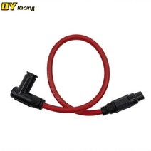 오토바이 점화 플러그 이리듐 전원 케이블 와이어 캡 커버 오프로드 모토크로스 먼지 모터 코일, 03 Red