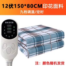 트럭 차박전기매트 12v매트 캠핑전기장판 온열매트, 12V 길이 150cmx 폭80cm 9 단