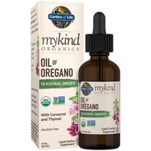 가든오브라이프 오일 오브 오레가노 시즈널 드롭 리퀴드 허벌 무알콜, 30ml, 1개