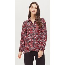 시슬리 SISLEY 레오파드 페미닌 셔츠 SAWS39061 RD