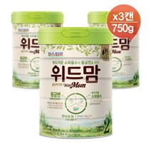 리뉴얼 [파스퇴르] 바른목장 위드맘 2단계 3캔 / 712개월