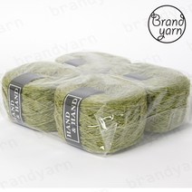 브랜드얀 엑센트1(1볼/ 4볼) 털실 뜨개실 코바늘실 대바늘실, 4볼, 15 루사이드