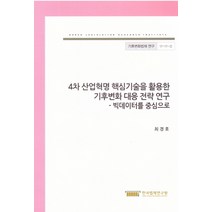 4차산업혁명 핵심기술을 활용한 기후변화 대응전략 연구 - 빅데이터를 중심으로, 한국법제연구원, 최경호 저