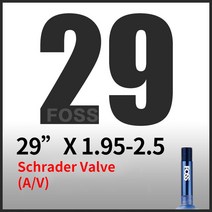 FOSS 자전거 내부 튜브 Presta Schrader 700c/26/27.5/29 인치 펑크 방지 산악 도로 자전거 카메라 내부 타이어 자전거 부품, CHINA, 29 x 1.95-2.5 AV