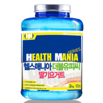단백질 헬스보충제 헬스매니아WPC 딸기요거트맛 2kg, 1통, 2000g