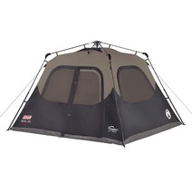 콜맨 케빈 텐트 Coleman Cabin Tent with Instant Setup Cabin Tent for Camping Sets Up in 60 Seconds 6인용, 4-person
