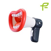 프루그 핵인싸템 음성변조 메가폰 확성기 녹음기능, ZZ1526-2 (화이트)