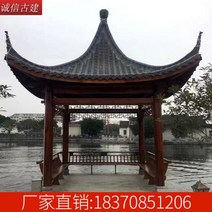 정자 팔각정자 육각정자 나무102860, 네 모퉁이 고대 정자