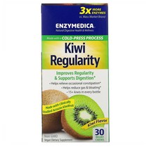 Enzymedica 효소 키위 과일 Kiwi 소화 섬유 30정 1개