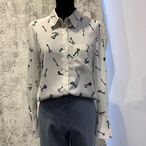 시슬리 소매 포인트 블라우스 SAWS45861