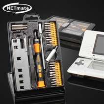 NETmate 콘솔 게임기 분해/조립 키트/NM-SPS07/전자기기/XBOX/PS2/닌텐도DS등 분해/조립 가능/20가지 드라이버 비트