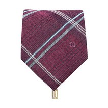 닥스 DAKS 선물포장재 동봉 실크 혼방 포인트 배색 체크 넥타이 (DIG1ACF1244V1)