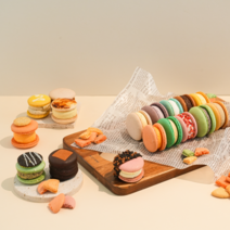 macaron 마카롱 뚱카롱 선물 4구 5구세트 디저트딜리버리, 데코뚱카롱 4구A세트