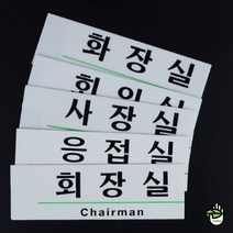 현판 문패 공장 사무실 실내 회사 부서 안내 표지 판, 제품선택, 사장실